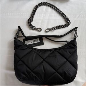 MZ Wallace Black Quilted Bowery Shoulder Bag. Brand new with tags. Never worn.